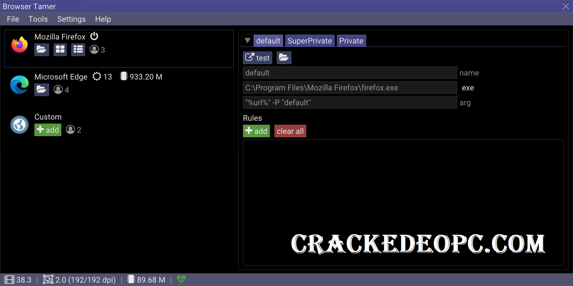 Browser Tamer Rachadura + Torrente Download Gratis