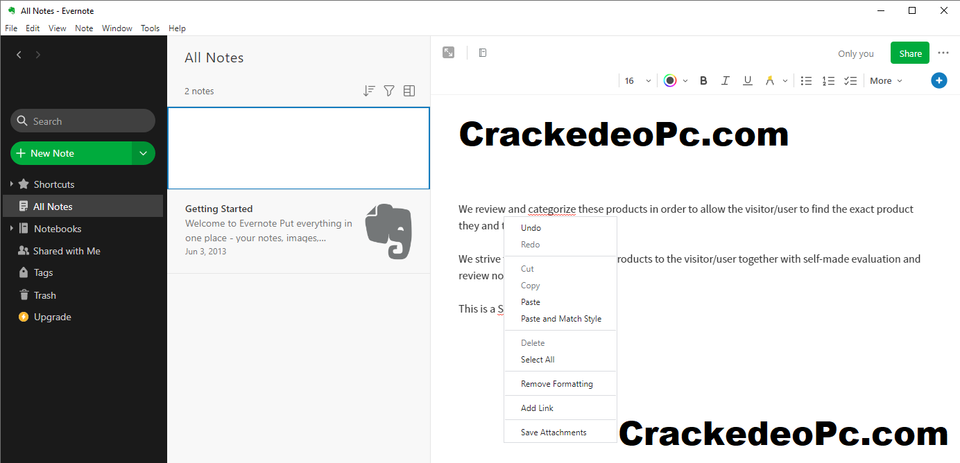 Evernote Crackeado + Chave De Licença Download
